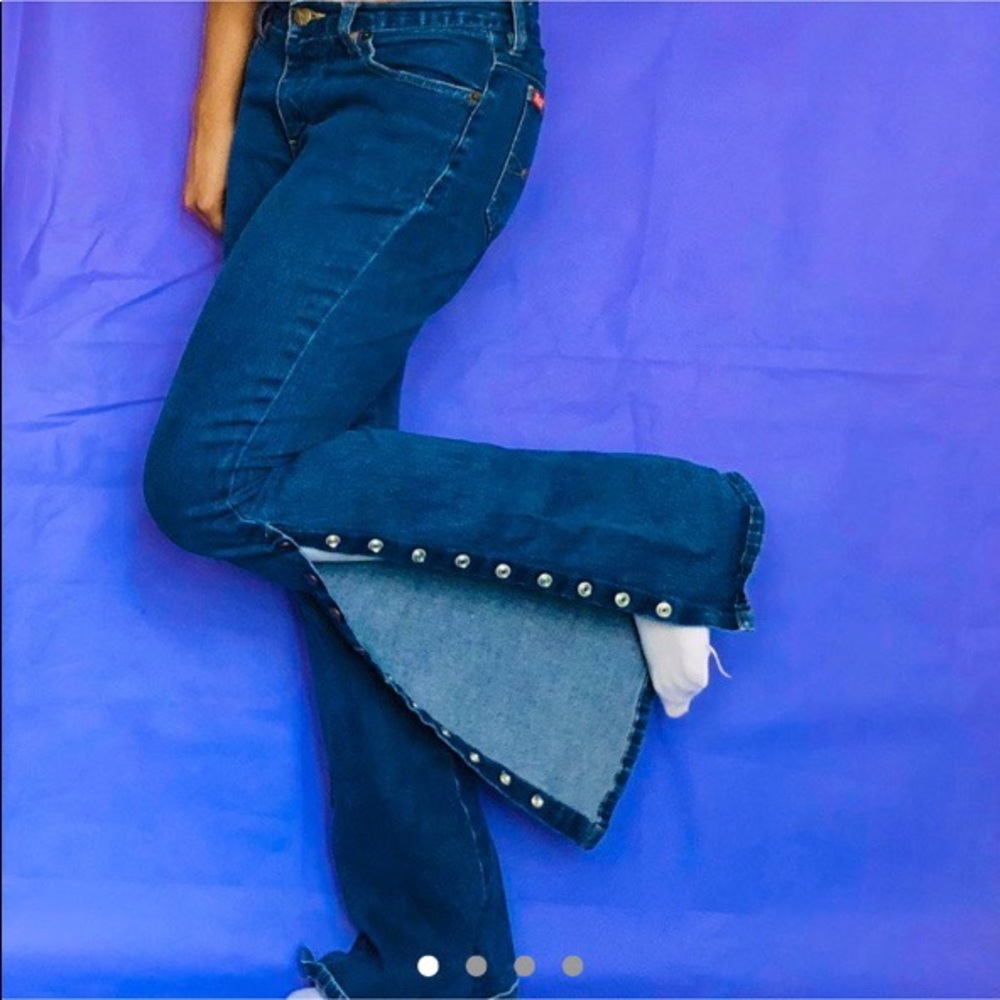 y2k Mudd Clothing flare bell bottom jeans